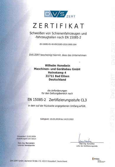 Zertifikat: Schweißen-von-Schienenfahrzeuge-und-Fahrzeugteilen-nach-EN-15085-2